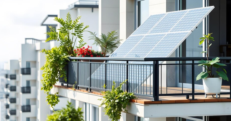 Addio al fotovoltaico tradizionale: con questo impianto innovativo produci energia direttamente dal balcone di casa